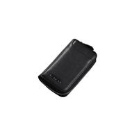 PORRASSO Estuches de Llave Cuero Clave del Coche Titular de la Caja Organizador de Llaves Portátil Key Case con 6 Ganchos para Hombres Negro A