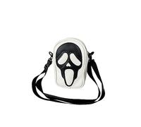 PORRASSO Fantasma Bolso Bandolera de Mujer Bolso de Hombro Divertido Parejas Bolso Cruzados Bolsas Mensajero para Halloween Viaje Uso Diario Blanco