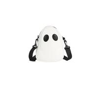 PORRASSO Fantasma Bolso Bandolera de Mujer Bolso de Hombro Parejas Bolso Cruzados Bolsas Mensajero para Halloween Viaje Uso Diario Blanco