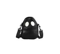 PORRASSO Fantasma Bolso Bandolera de Mujer Bolso de Hombro Parejas Bolso Cruzados Bolsas Mensajero para Halloween Viaje Uso Diario Negro