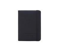 PORRASSO Funda Pasaporte Cartera de Piel de Pasaporte con Bloqueo RFID PU Porta Documentos Porta Pasaporte para Tarjeta de Crédito Mujeres Hombres para Viajes Negro