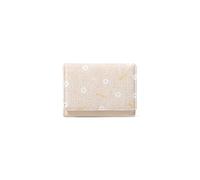 PORRASSO Lindo Cartera Mujer Monedero Pequeño Billetero Wallet con 7 Ranuras para Tarjetas Cartera Beige