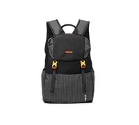 PORRASSO Mochila Casual Bolso Escolar 15/25 L Ligera Daypack Grande Nylon Mochila para Hombre Mujer Negocio Colegio Senderismo Viajes Uso Diario Negro A