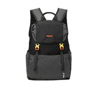 PORRASSO Mochila Casual Bolso Escolar 15/25 L Ligera Daypack Grande Nylon Mochila para Hombre Mujer Negocio Colegio Senderismo Viajes Uso Diario Negro B