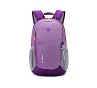 PORRASSO Mochila Casual Bolso Escolar para Mujer Hombre 15L Ligera Daypack Grande Nylon Mochila para Colegio Viajes Uso Diario Púrpura