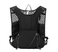 PORRASSO Mochila de Hidratación Ligera Daypack Reflectante para Correr Ciclismo Mochila de Deporte al Aire Libre Impermeable para Senderismo Acampada Fitness Negro