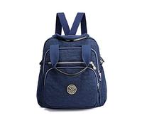 Porrasso mochila de ocio para mujer bolso de hombro bandolera nylon bolso daypack para trabajo viaje uso diario, azul marino, large, casual" oro "elegante casual
