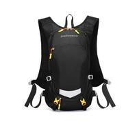 PORRASSO Mochila de Senderismo 19L Mochila Mochila Impermeable Ligera Hiking Backpack para Hombre Mujer Acampar Hacer Ciclismo Escalada Deportes Aire Libre Negro