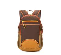 PORRASSO Mochila de Senderismo 20 L Mochila Impermeable Hiking Backpack Nylon para Hombre Mujer Viajes Escalada Deportes Aire Libre Marrón