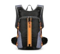 PORRASSO Mochila de Senderismo 20L Ligera Hiking Backpack Mochila de Hidratación para Hombre Mujer Acampar Hacer Ciclismo Escalada Deportes Aire Libre Naranja