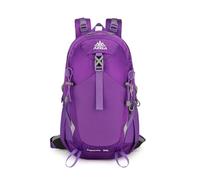 PORRASSO Mochila de Senderismo 25/30 L Mochila Daypack Nylon Impermeable Duradero Backpack para Hombre Mujer Camping Escalada Deportes Viajar Aire Libre Púrpura B