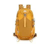 PORRASSO Mochila de Senderismo 25/30 L Mochila Daypack Nylon Impermeable Duradero Backpack para Hombre Mujer Camping Escalada Deportes Viajar Aire Libre Amarillo B