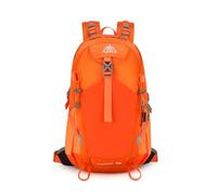 PORRASSO Mochila de Senderismo 25/30 L Mochila Daypack Nylon Impermeable Duradero Backpack para Hombre Mujer Camping Escalada Deportes Viajar Aire Libre Naranja B