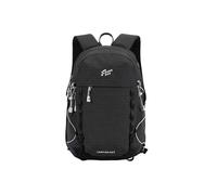 PORRASSO Mochila de Senderismo 25L Mochila Outdoor Impermeable Transpirable Backpack para Viajes Camping Uso Diario Negro