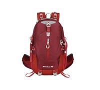 PORRASSO Mochila de Senderismo 30L Mochila Impermeable Gran Daypack Respirable Hiking Nylon Camping Backpack para Hombre Mujer Deportes Viajar Aire Libre Rojo