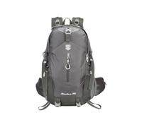 PORRASSO Mochila de Senderismo 30L Mochila Impermeable Gran Daypack Respirable Hiking Nylon Camping Backpack para Hombre Mujer Deportes Viajar Aire Libre Gris