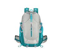 PORRASSO Mochila de Senderismo 40L Mochila Impermeable Gran Daypack Hiking Nylon Camping Backpack para Hombre Mujer Deportes Viajar Aire Libre Gris Azul