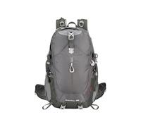PORRASSO Mochila de Senderismo 40L Mochila Impermeable Gran Daypack Hiking Nylon Camping Backpack para Hombre Mujer Deportes Viajar Aire Libre Gris