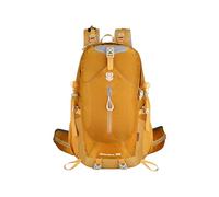 PORRASSO Mochila de Senderismo 40L Mochila Impermeable Gran Daypack Hiking Nylon Camping Backpack para Hombre Mujer Deportes Viajar Aire Libre Amarillo