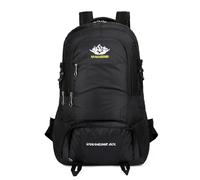 PORRASSO Mochila de Senderismo 60L Mochila Impermeable Daypack Hiking Backpack para Hombre Mujer Camping Escalada Deportes Viajar Aire Libre Negro