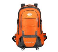PORRASSO Mochila de Senderismo 60L Mochila Impermeable Daypack Hiking Backpack para Hombre Mujer Camping Escalada Deportes Viajar Aire Libre Naranja