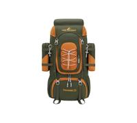 PORRASSO Mochila de Senderismo 70L con Cubierta para Lluvia Mochila de Camping Gran Capacidad con Compartimento de Hidratación Backpack Viaje Transpirable para Aventuras al Aire Libre Verde Militar