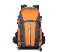 PORRASSO Mochila de Senderismo Impermeable 45L Mochila Duradera Backpack para Hombre Mujer Camping Escalada Deportes Viajar Aire LibreDurable backpack Naranja