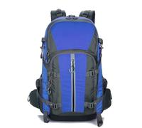 PORRASSO Mochila de Senderismo Impermeable 45L Mochila Duradera Backpack para Hombre Mujer Camping Escalada Deportes Viajar Aire LibreDurable backpack Azul