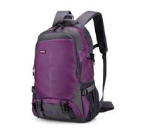 PORRASSO Mochila de Senderismo Impermeable Mochila 45L Duradera Backpack para Hombre Mujer Camping Escalada Deportes Viajar Aire LibreDurable backpack Morado