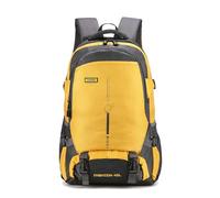 PORRASSO Mochila de Senderismo Impermeable Mochila 45L Duradera Backpack para Hombre Mujer Camping Escalada Deportes Viajar Aire LibreDurable backpack Amarillo