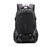 PORRASSO Mochila de Senderismo Impermeable Mochila 45L Duradera Backpack para Hombre Mujer Camping Escalada Deportes Viajar Aire LibreDurable backpack Negro