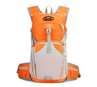 PORRASSO Mochila de Senderismo Mochila Impermeable 18L Ligera Mochila Hiking Backpack para Hombre Mujer Hacer Ciclismo Escalada Deportes Aire Libre Naranja