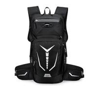 PORRASSO Mochila de Senderismo Mochila Impermeable 20L Ligera Hiking Backpack para Hombre Mujer Hacer Ciclismo Escalada Deportes Aire Libre Negro