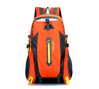 PORRASSO Mochila de Senderismo Mochila Impermeable 25L Daypack Hiking Backpack para Hombre Mujer Camping Escalada Deportes Viajar Aire Libre Naranja