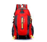 PORRASSO Mochila de Senderismo Mochila Impermeable 25L Daypack Hiking Backpack para Hombre Mujer Camping Escalada Deportes Viajar Aire Libre Roja