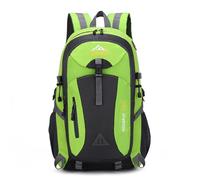 PORRASSO Mochila de Senderismo Mochila Impermeable 40L Daypack con Orificio para Auriculares Hiking Backpack para Hombre Mujer Camping Escalada Deportes Viajar Aire Libre Verde