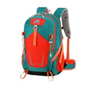 PORRASSO Mochila de Senderismo Mochila Impermeable 40L Gran Daypack con Cinta Reflectante Hiking Nylon Backpack para Hombre Mujer Camping Escalada Deportes Viajar Aire Libre Lago Azul
