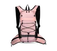 PORRASSO Mochila de Senderismo Mochila Impermeable Hiking Backpack Diseño Reflectante Ligera para Hombre Mujer Hacer Ciclismo Escalada Deportes Aire Libre Rosa
