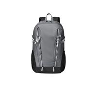 PORRASSO Mochila de Senderismo Outdoor 30L Mochila Gran Capacidad Backpack Día de Camping Impermeable con Espalda Transpirable para Senderismo Viajes Uso Diario Gris