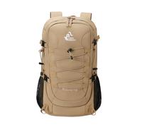 PORRASSO Mochila de Senderismo Outdoor 40L Mochila Camping Impermeable Gran Daypack Backpack de Nylon para Mujeres Hombres Viaje Trekking Escalada Color del Desierto