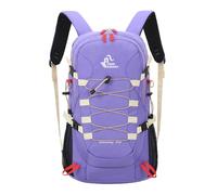 PORRASSO Mochila de Senderismo Outdoor 40L Mochila Camping Impermeable Gran Daypack Backpack de Nylon para Mujeres Hombres Viaje Trekking Escalada Púrpura