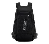 PORRASSO Mochila de Senderismo Outdoor 40L Mochila Impermeable Gran Daypack de Camping Backpack Nylon Ligera para Mujeres Hombres Viaje Trekking Escalada Negro
