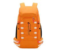 PORRASSO Mochila de Senderismo Outdoor 40L Mochila Impermeable Gran Daypack de Camping Backpack Nylon Ligera para Mujeres Hombres Viaje Trekking Escalada Naranja