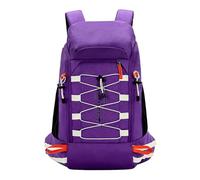 PORRASSO Mochila de Senderismo Outdoor 40L Mochila Impermeable Gran Daypack de Camping Backpack Nylon Ligera para Mujeres Hombres Viaje Trekking Escalada Púrpura