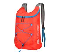 PORRASSO Mochila de Senderismo Plegable Mochila 18L Ultraligera Impermeable Mochila Hiking Backpack para Hombre Mujer Acampar Ciclismo Deportes Aire Libre Rojo