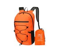 PORRASSO Mochila de Senderismo Plegable Mochila 19L Ultraligera Impermeable Mochila Hiking Backpack para Hombre Mujer Acampar Hacer Ciclismo Escalada Deportes Aire Libre Naranja