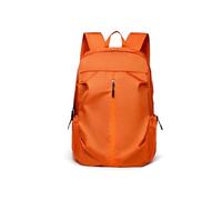 PORRASSO Mochila de Senderismo Plegable Mochila Impermeable 18L Gran Daypack Ligera Backpack para Hombre Mujer Camping Escalada Deportes Viajar Aire Libre Naranja