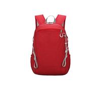 PORRASSO Mochila Ligera Casual Bolso Escolar Mujeres Daypack Grande Nylon Mochila para Hiking Viajes Uso Diario Rojo