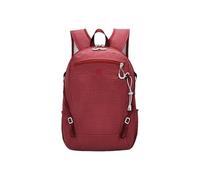 PORRASSO Mochila Ligera Casual Bolso Escolar Mujeres Daypack Grande Nylon Mochila para Hiking Viajes Uso Diario Borgoña