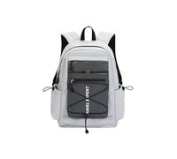 PORRASSO Mochila Ligera Mochila Resistente al Agua Nailon Backpack de Día Casual para Viajes Senderismo Uso Diario Gris